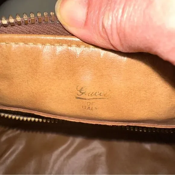 Gucci classic brown GG large Boston bag - Picture 6 of 13